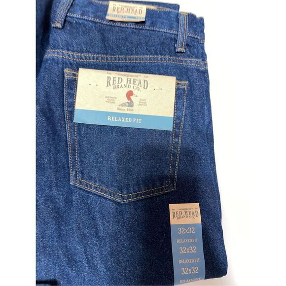 RedHead Relaxed Fit Jeans Straight Leg Men Size 32 x 32 Lot of 4 NWT - Picture 3 of 5